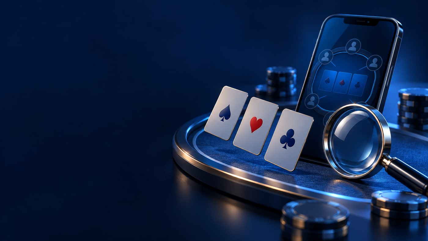 HHpoker俱乐部查找与申请概念视觉